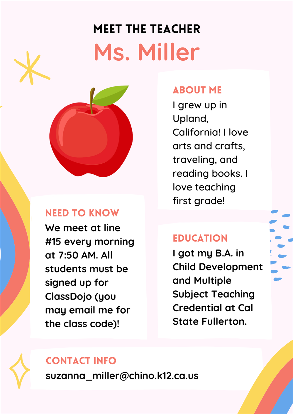 Meet The Teacher